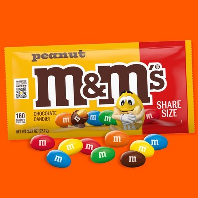 M&M's Peanut Halloween Chocolate Candy - 3.27oz