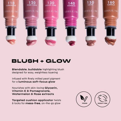 Milani Cheek Kiss Liquid Blush + Glow - 0.33 fl oz