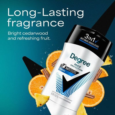 Degree Men Ultraclear Black + White Fresh 72-Hour Antiperspirant & Deodorant - 2.7oz