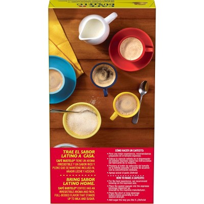 Café Bustelo Espresso Dark Roast Capsules - 10ct: Compatible With Nespresso Original Line, Unflavored, Caffeinated