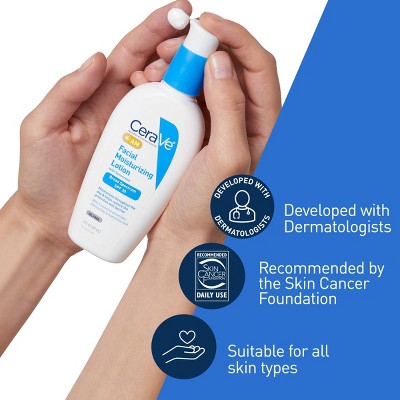 CeraVe Face Moisturizer with Sunscreen, AM Facial Moisturizing Lotion for Normal to Dry Skin - SPF 30 - 3 fl oz‚Äã‚Äã