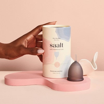 Saalt Soft Menstrual Cup - Gray - Regular
