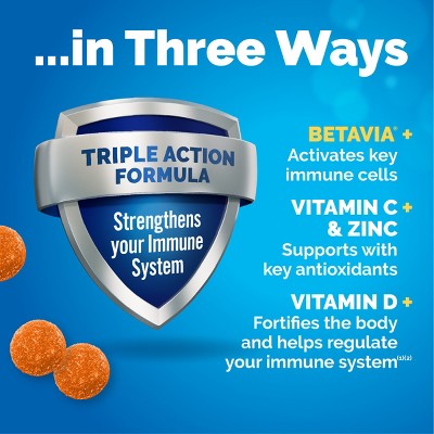 Emergen-C Immune+ with Vitamin D Gummies - Super Orange - 45ct
