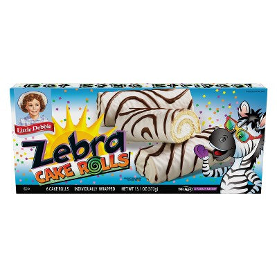 Little Debbie Zebra Cake Rolls 13.10oz/6ct