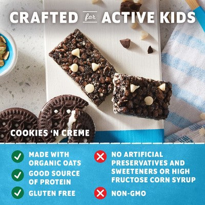 Zbar Protein Cookies 'n Creme Granola Bars - 5g Protein