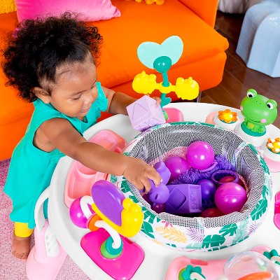 Bright Starts Bounce Baby 2-in-1 Activity Jumper Learning Toy - Playful Palms