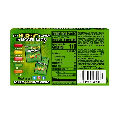 Mike and Ike Original Fruits Chewy Assorted Candy - 4.25oz