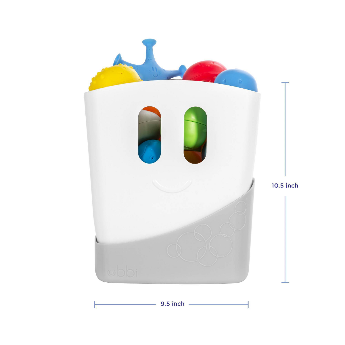 Ubbi Bath Toy Drying Bin, Gray