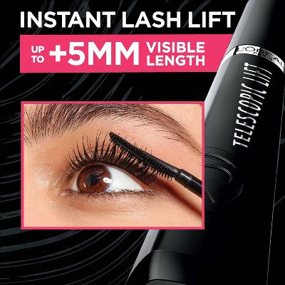 L'Oreal Paris Telescopic Lift Volumizing Mascara 36HR Wear - 0.33 fl oz