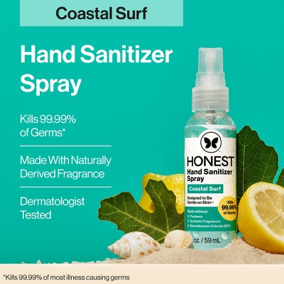 The Honest Company Hand Sanitizer Spray - Coastal Surf - 2 fl oz