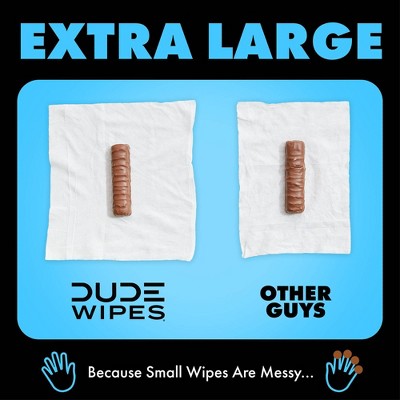 DUDE Wipes Fragrance Free Flushable Wipes for Sensitive Skin - 144ct