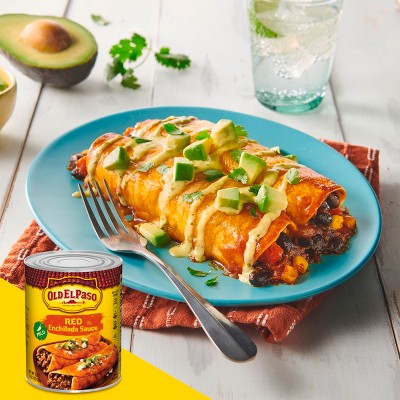 Old El Paso Red Enchilada Sauce Mild - 19oz: Gluten-Free, No Added Sugar, Vegan
