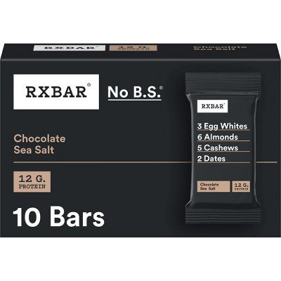 RXBAR Chocolate Sea Salt Protein Bars - 18.3oz/10ct