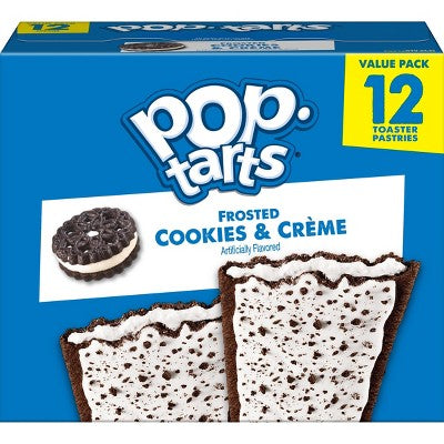 Pop-Tarts Frosted Cookies & Crème Pastries - 12ct/20.3oz