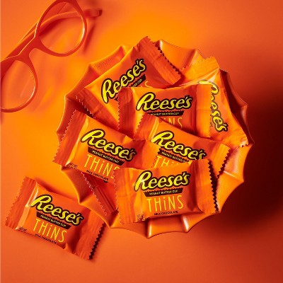 Reese's Peanut Butter Cups Thins Milk Chocolate Candy Pouch - 7.37oz