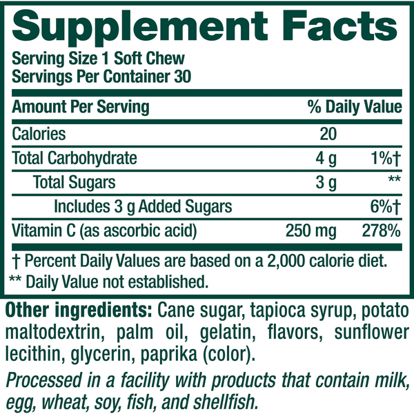Vitafusion Immune Support Soft Chews - 30ct