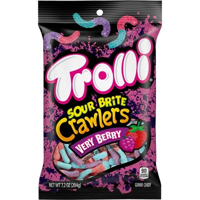 Trolli Sour Brite Crawlers Very Berry Gummi Candy - 7.2oz