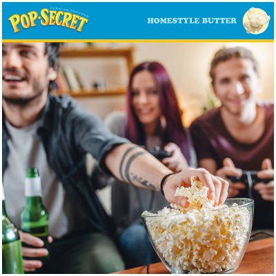 Pop Secret Microwave Popcorn Homestyle Butter Flavor - 3.2oz/12ct