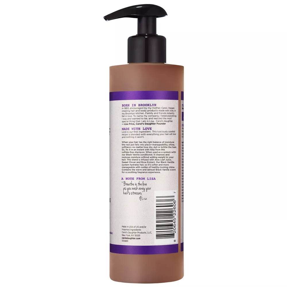 Carol's Daughter Black Vanilla Moisture & Shine Shampoo, 12 oz - OTC Shoppe Express