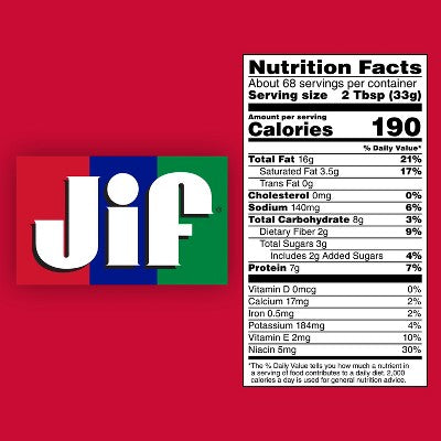 Jif Creamy Peanut Butter Twin Pack - 80oz