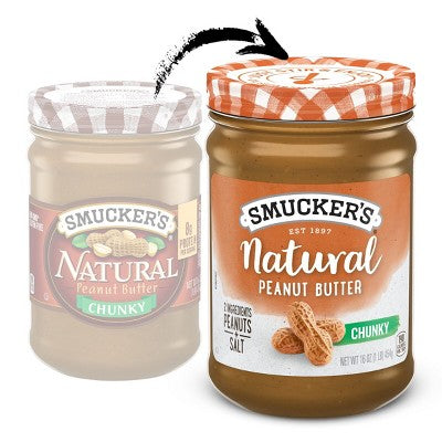 Smucker's Natural Chunky Peanut Butter - 16oz