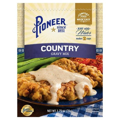 Pioneer Brand Country Gravy Mix 2.75oz: No Artificial Flavors