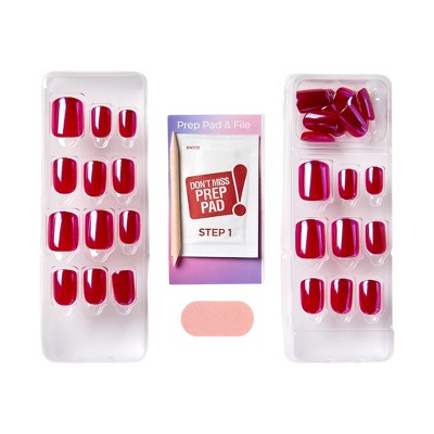 colorFX by Impress Press-On Fake Nails Short Squoval - This City - 33ct