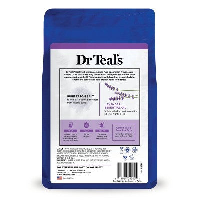 Dr Teal's Epsom Salt Magnesium Soak - Soothe & Sleep with Lavender