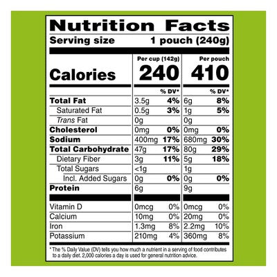 Seeds of Change Organic Quinoa and Brown Rice Mix Microwavable Pouch - 8.5oz: No Artificial Flavors, Garlic