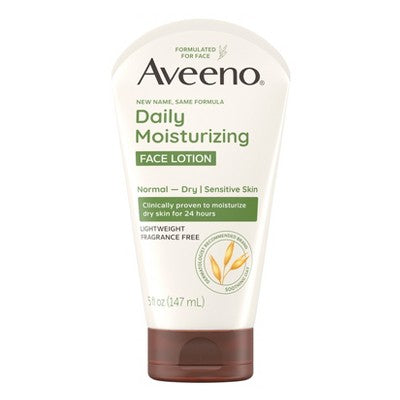 Aveeno Daily Moisturizing Prebiotic Oat Face Cream for Dry Skin - Fragrance Free - 5fl oz