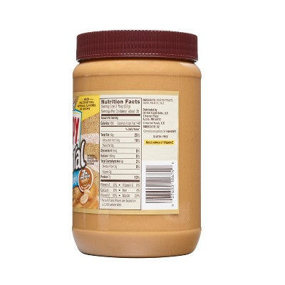 Skippy Creamy Peanut Butter - 40oz: Gluten-Free, No Preservatives