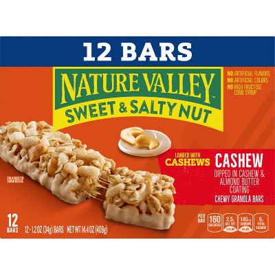 Nature Valley Sweet and Salty Cashew Value pack - 12ct