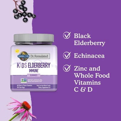 Garden of Life Dr. Formulated Kids Elderberry Gummies - 60ct