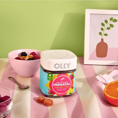 OLLY Essential Prenatal Multivitamin Gummies - Sweet Citrus