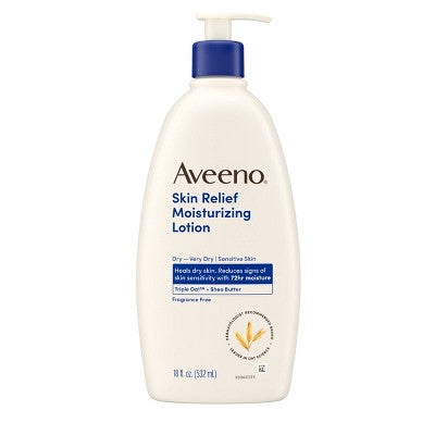 Aveeno Skin Relief Moisturizing Lotion, Fragrance-Free, 18oz