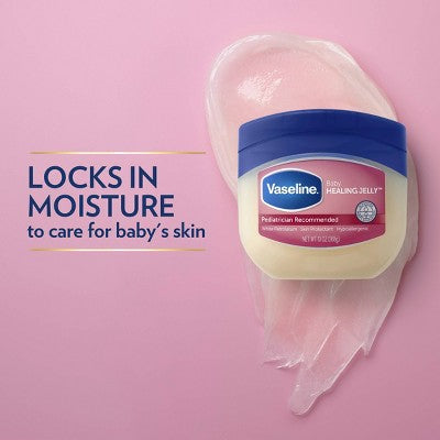 Vaseline Baby Hypoallergenic Petroleum Healing Jelly & Diaper Rash Skin Protectant - 13oz