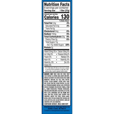 Nutri-Grain Blueberry Soft Baked Breakfast Bars - 8ct/10.4oz