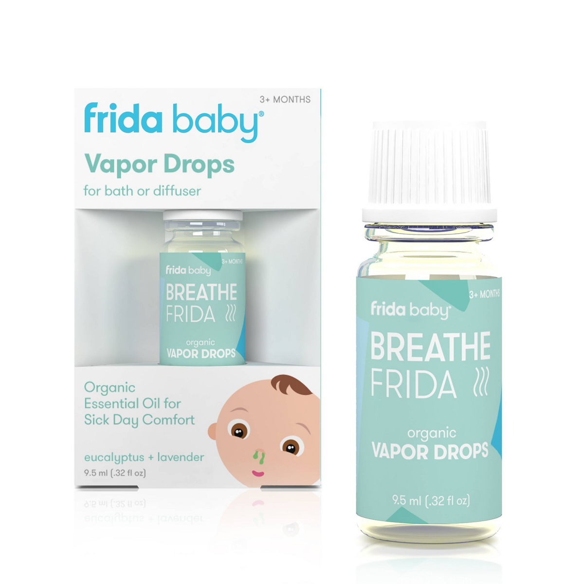 Frida Baby for Sick Day Comfort Vapor Bath Drops - 0.32 fl oz