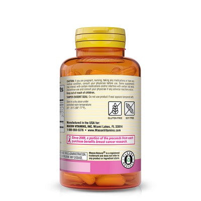 Mason Natural Collagen 1500 with Vitamin C Dietary Supplement Capsules - 120ct