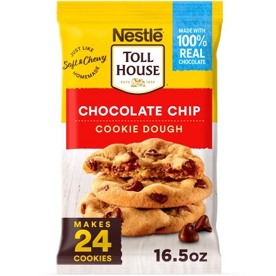 Nestle Toll House Chocolate Chip Cookie Dough - 16.5oz: No Artificial Colors, No Preservatives