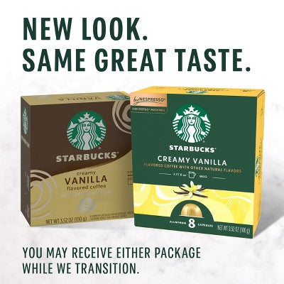 Starbucks by Nespresso VL Creamy Vanilla Capsules