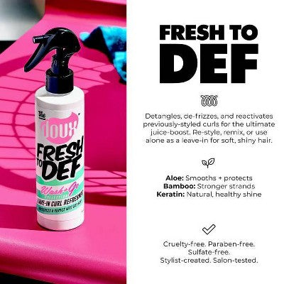 The Doux Fresh to Def Leave-In Curl Refresher - 8 fl oz