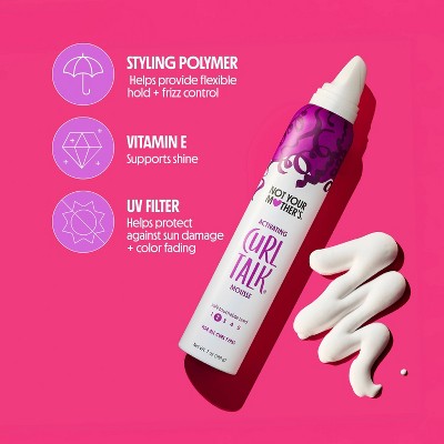 Not Your Mother's Curl Talk Activating Mousse