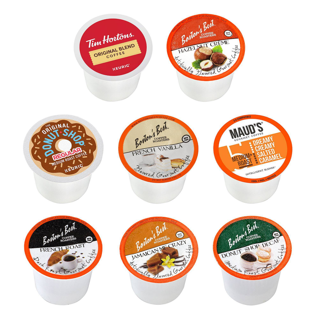 Snack Box Pros Assorted Box Medium Roast Coffee - 40ct