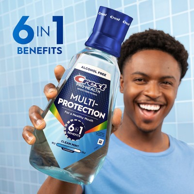 Crest Pro-Health Advanced Multi-Protection Alcohol Free Mouthwash - Fresh Mint - 1L