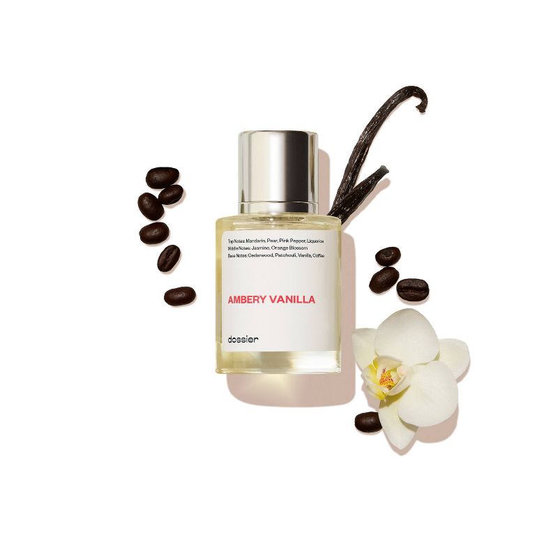 Dossier Women's Eau de Parfum, 50ml, Inspired by YSL Black Opium - Ambery Vanilla