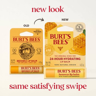 Burt's Bees Natural Origin Beeswax Lip Balm - 0.15oz