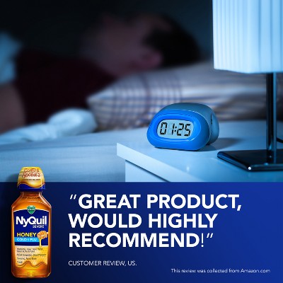 Vicks DayQuil & NyQuil Severe Cold & Flu Medicine Liquid - Honey - 24 fl oz
