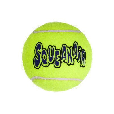 KONG SqueakAir Tennis Ball Dog Toy - Yellow - 4ct
