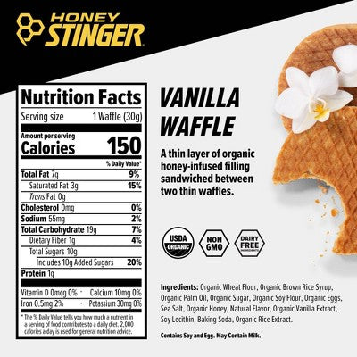 Honey Stinger Vanilla Energy Waffle